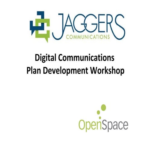 Digital communications plan development oct 2012