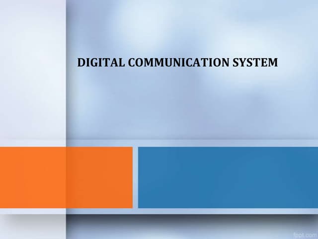 Digital communication system