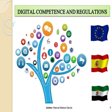 Digital competence and regulations manuel mateos_garcía
