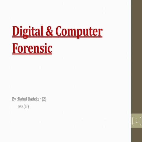 Digital&amp;computforensic