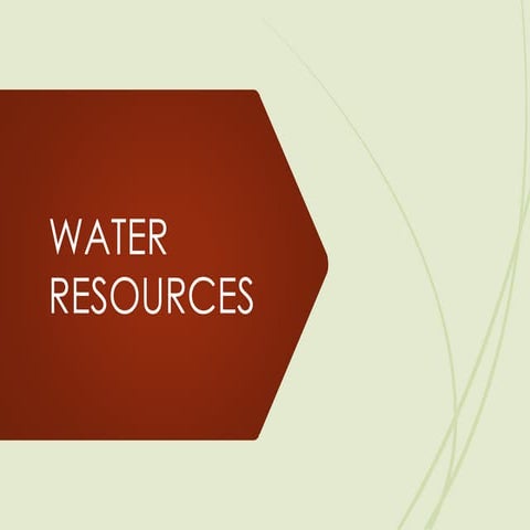 Digital Content Of Water Resource chapter