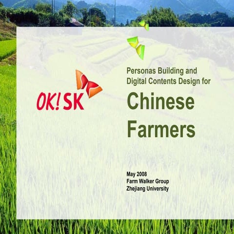 Digital Contents Design For Chinese Farmers | PPT