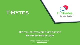T Bytes Digital customer experience