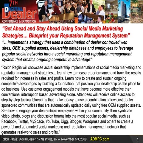 Digital Dealer7 Social Marketing V7