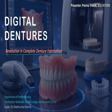 Digital Dentures: Revolutionizing Complete Denture Fabrication with CAD ...