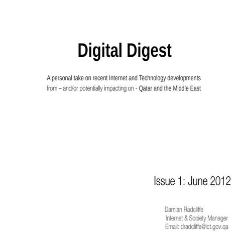 Middle East Digital Digest: June 2012
