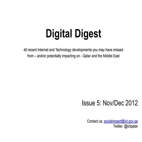 Digital Digest Nov/Dec 2012