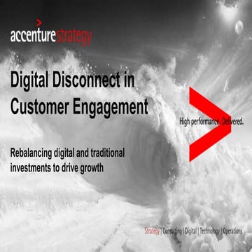 Digital Disconnect in Customer Engagement