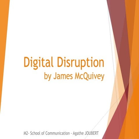Digital disruption