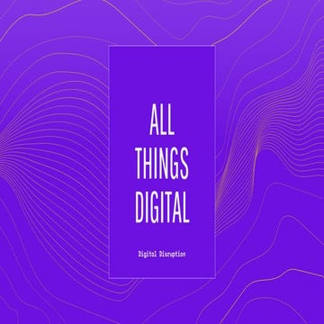 Digital Disruption