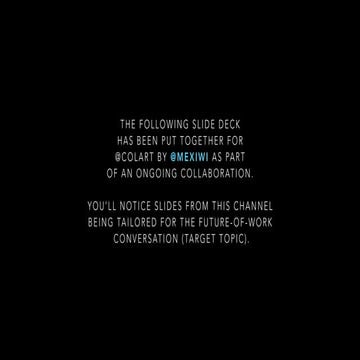 Digital Disruption & The Future of Work