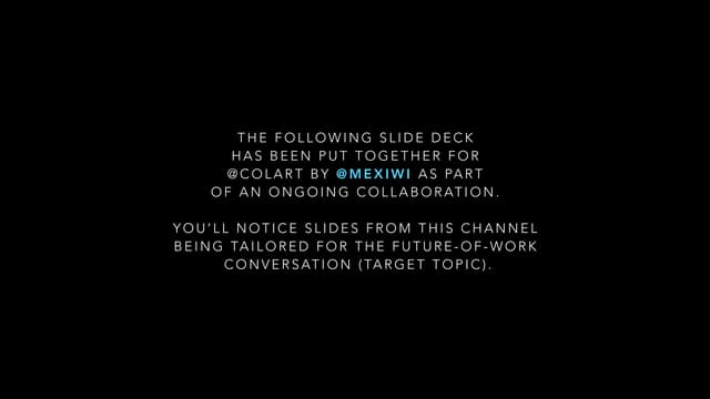 Digital Disruption & The Future of Work