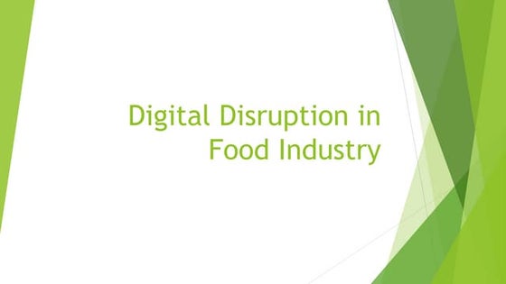 The Future of Dining: Innovations in Food and Technology | PPT