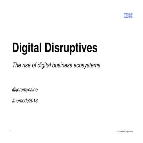 Digital Disruptives 