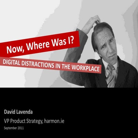 Digital distractions in the workplace