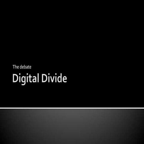 Digital Divide