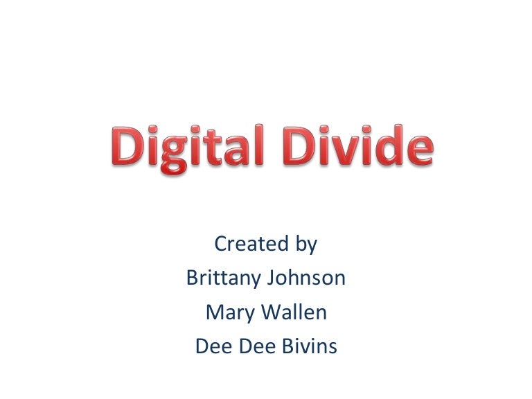 Digital divide