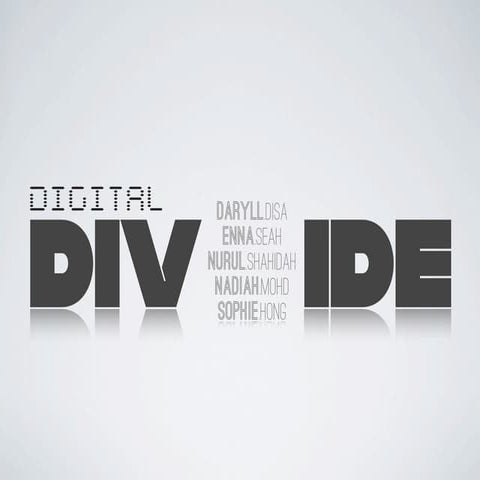 Presentation Slides Template - Digital Divide 