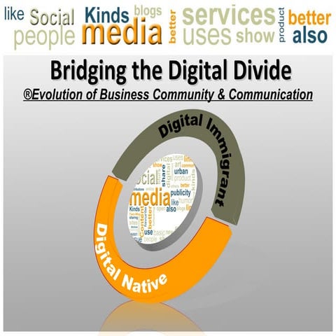 Bridging the Digital Divide - ®Evolution of Business Community & Communication
