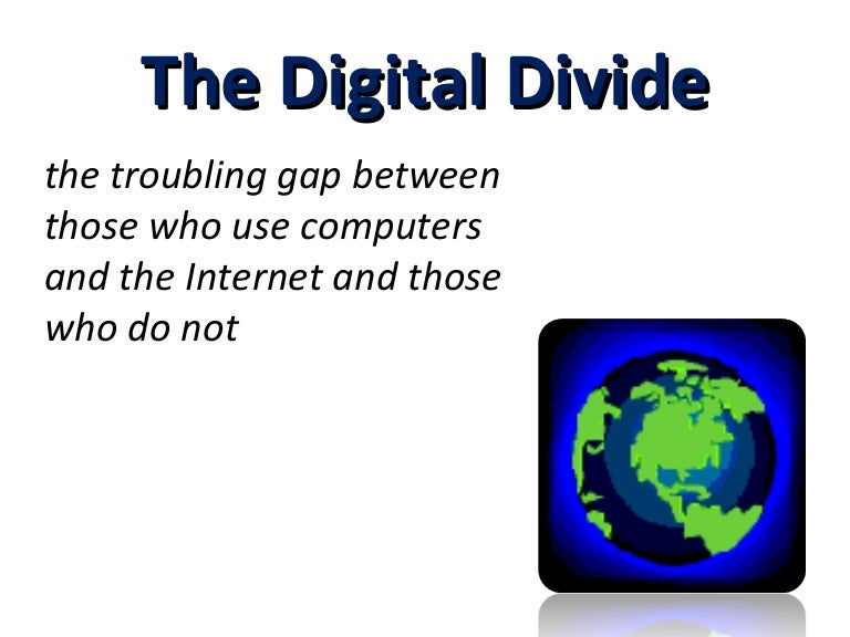 Digital divide presentation