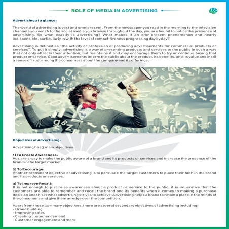 Role Of Media In Advertising | PDF