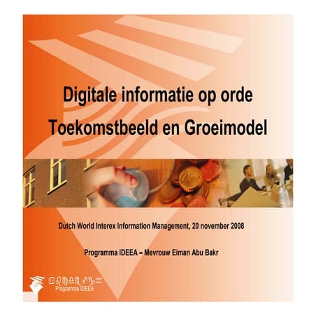 Digitale Informatie Op Orde - Eiman Abu Bakr