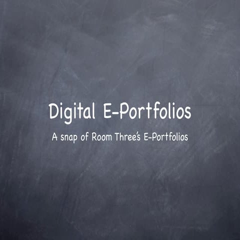Digital e portfolios