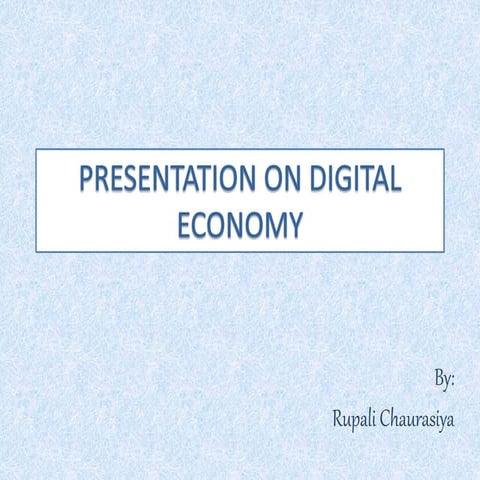 Digital economy