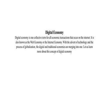 Digital Economy, the current world market.pptx