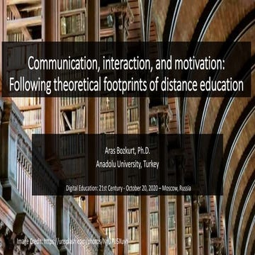 Communication, interaction, and motivation: Following theoretical footprints ...