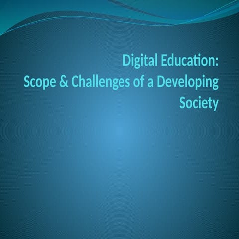 Digital Education for Students Improvement