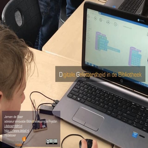 Digitale geletterdheid in de Bibliotheek (Inspiratiedag Onderwijs Biblionet D...