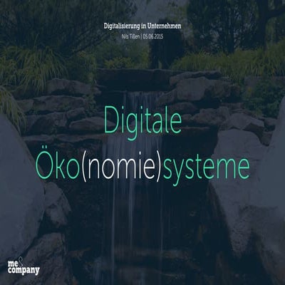Digitale Ökosysteme: Digitalisierung in Unternehmen