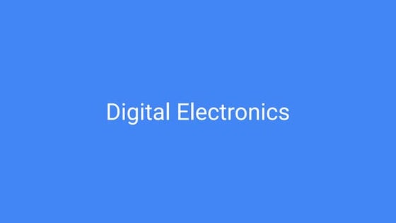 Digital electronics