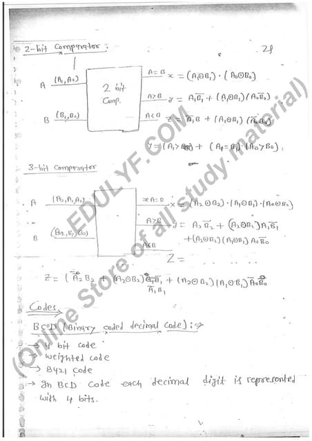 Made easy notes of Digital electronics Part-2