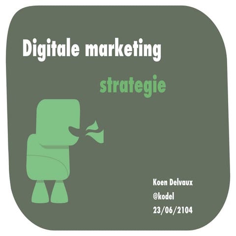 Hoe maak je een strategisch digitaal marketing plan?