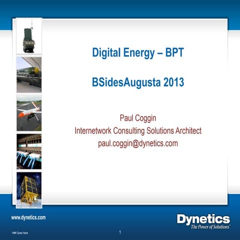 Paul Coggin - Digital Energy BPT (Basic Persistent Threat)