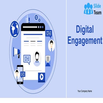 Digital Engagement Ppt Layouts Background Designs Customer Support