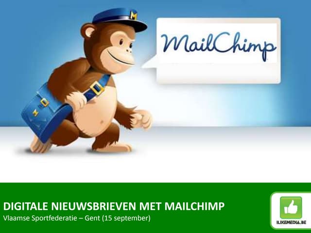 Digitale nieuwsbrieven met Mailchimp