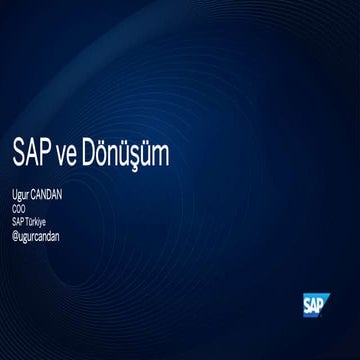 Digital Enterprise Transformsation and SAP