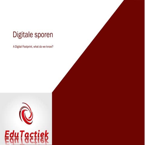Digitale sporen op het internet
