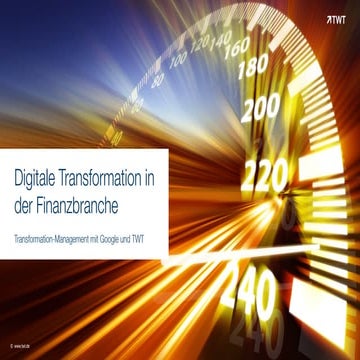 Digitale Transformation in der Finanzbranche