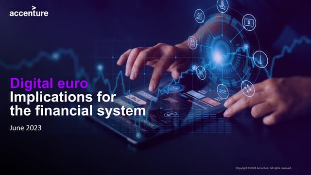 Digital Euro: Implications for the Financial System