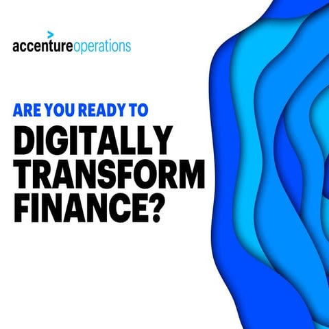 Are you ready to digitally transform finance?