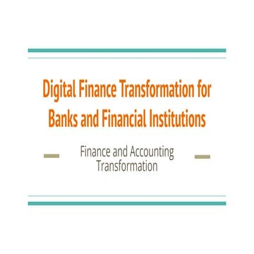 Image result for Digital Finance Transformation for Banks and Financial Institutions | PDF