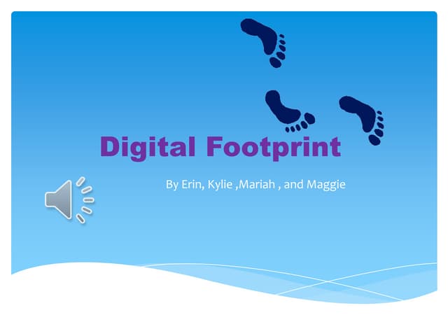 Digital footprint powerpoint