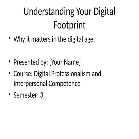 Understanding Your Digital Footprint and Why It Matters in Today’s Online World