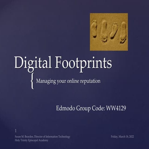 Digital footprints fetc13