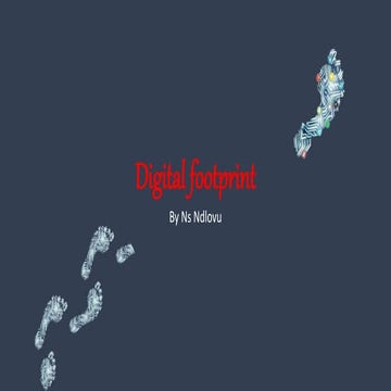 Digital footprint 