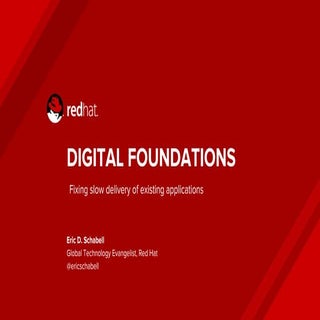Digital foundations - Fixing slow d...